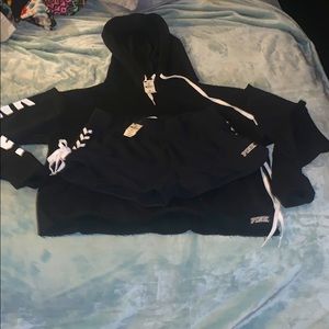 Crop sweater and short set